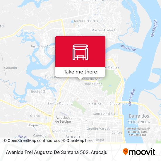 Avenida Frei Augusto De Santana 502 map