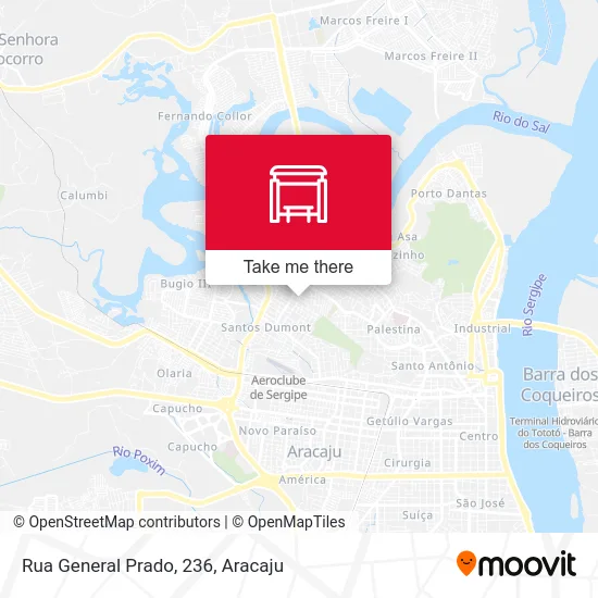 Rua General Prado, 236 map