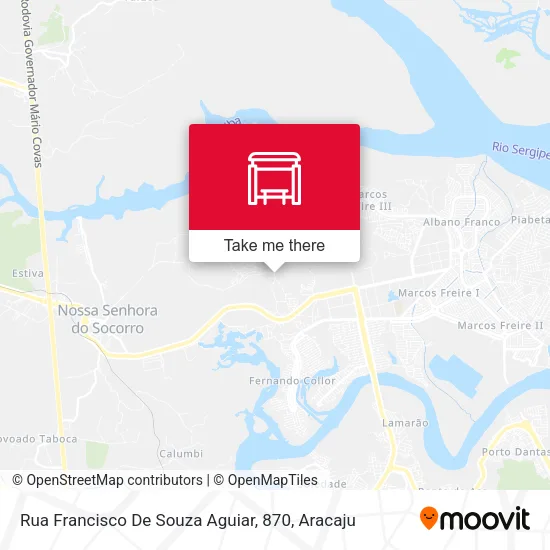 Rua Francisco De Souza Aguiar, 870 map