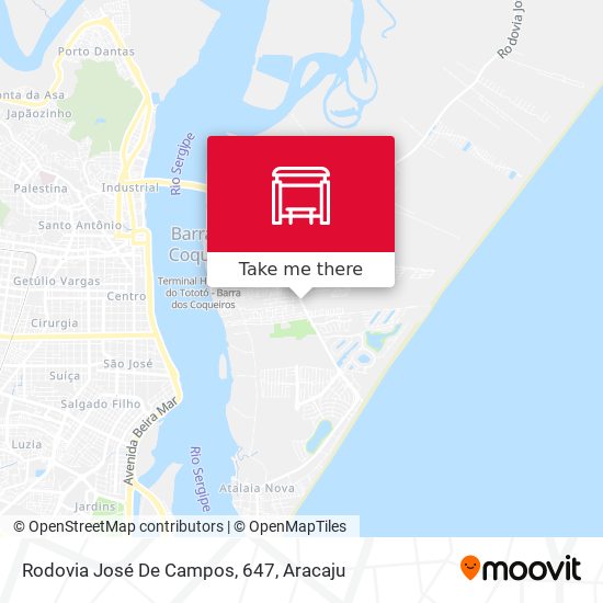 Rodovia José De Campos, 647 map