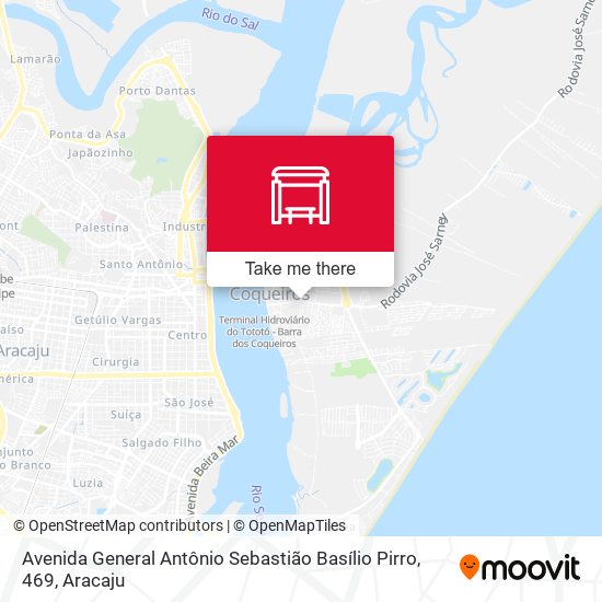 Avenida General Antônio Sebastião Basílio Pirro, 469 map