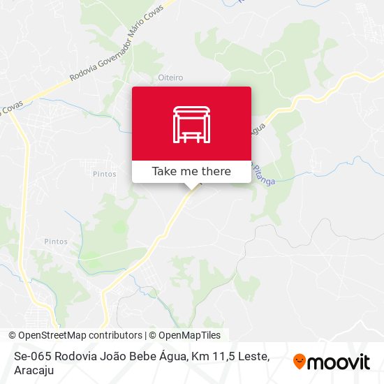 Se-065 Rodovia João Bebe Água, Km 11,5 Leste map