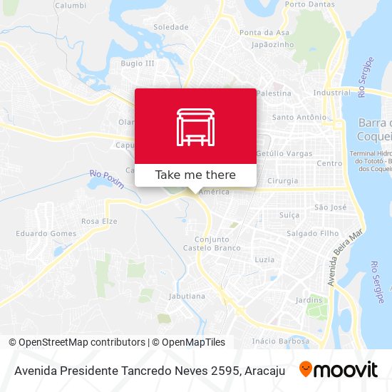 Mapa Avenida Presidente Tancredo Neves 2595