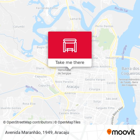 Mapa Avenida Maranhão, 1949