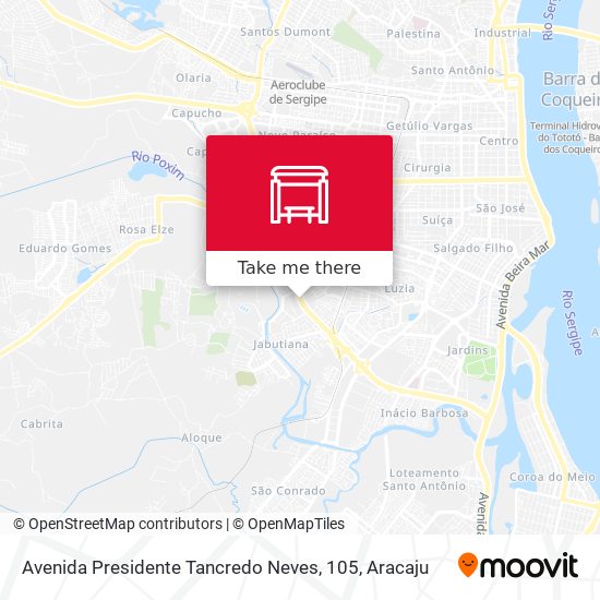 Avenida Presidente Tancredo Neves, 105 map