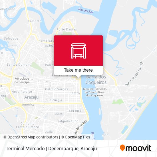 Terminal Mercado | Desembarque map