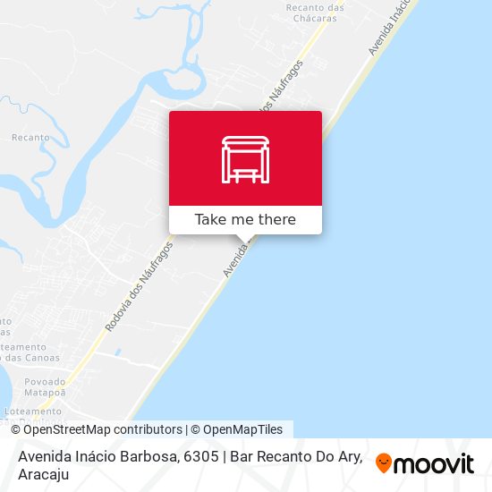 Mapa Avenida Inácio Barbosa, 6305 | Bar Recanto Do Ary