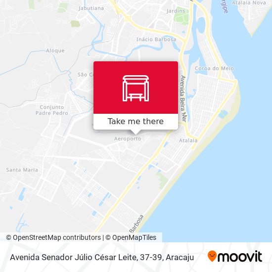 Mapa Avenida Senador Júlio César Leite, 37-39