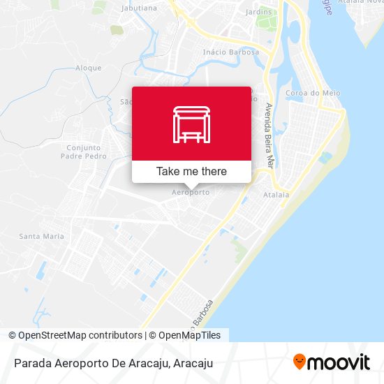 Mapa Parada Aeroporto De Aracaju