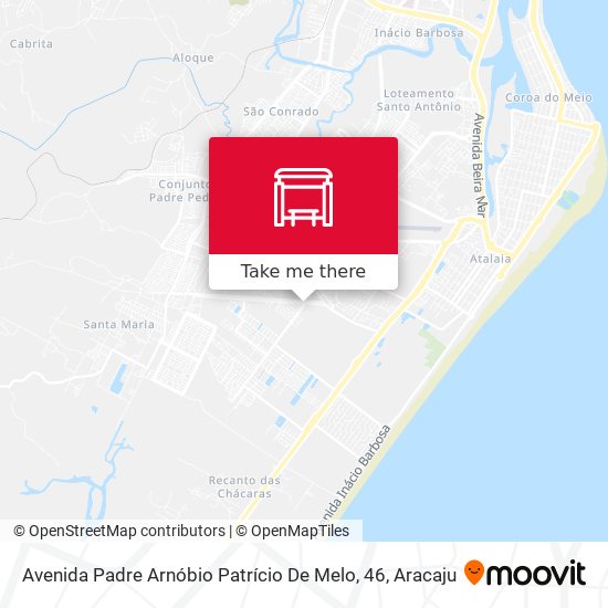 Mapa Avenida Padre Arnóbio Patrício De Melo, 46