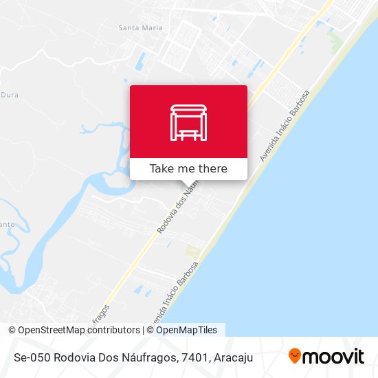 Se-050 Rodovia Dos Náufragos, 7401 map