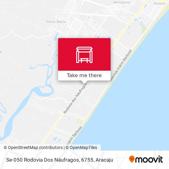 Se-050 Rodovia Dos Náufragos, 6755 map