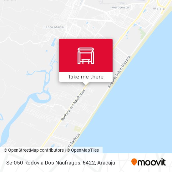 Se-050 Rodovia Dos Náufragos, 6422 map