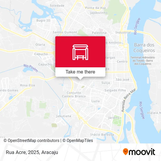 Rua Acre, 2025 map