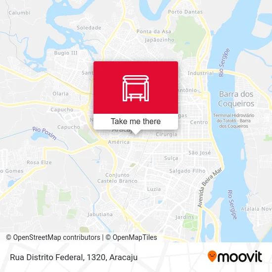 Rua Distrito Federal, 1320 map