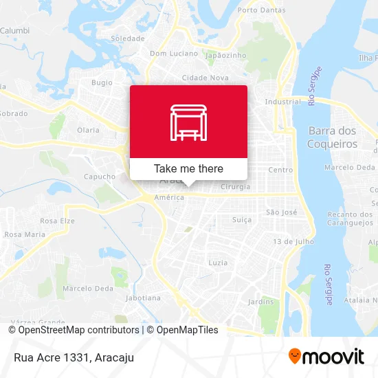 Rua Acre 1331 map