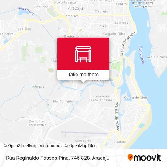 Rua Reginaldo Passos Pina, 746-828 map