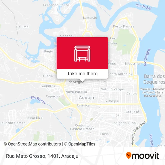 Rua Mato Grosso, 1401 map