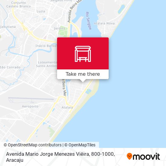 Avenida Mario Jorge Menezes Viêira, 800-1000 map