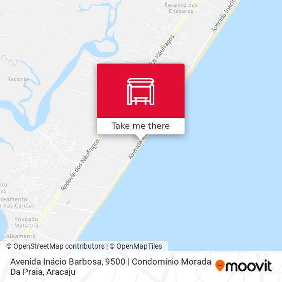 Mapa Avenida Inácio Barbosa, 9500 | Condomínio Morada Da Praia