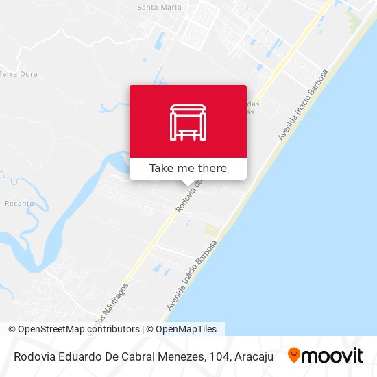 Rodovia Eduardo De Cabral Menezes, 104 map