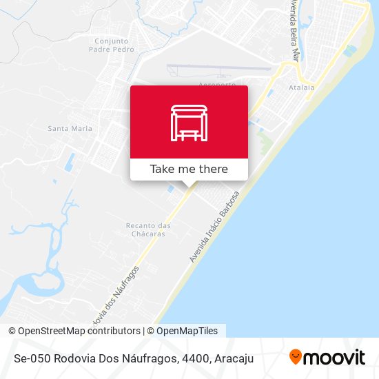 Se-050 Rodovia Dos Náufragos, 4400 map