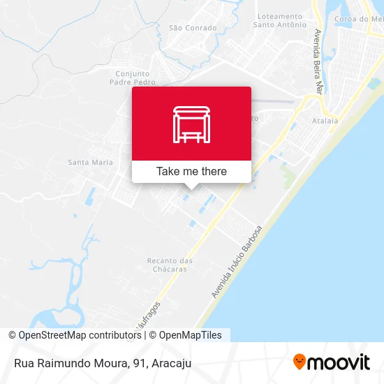 Rua Raimundo Moura, 91 map
