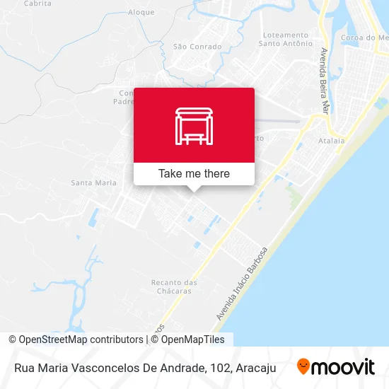 Rua Maria Vasconcelos De Andrade, 102 map