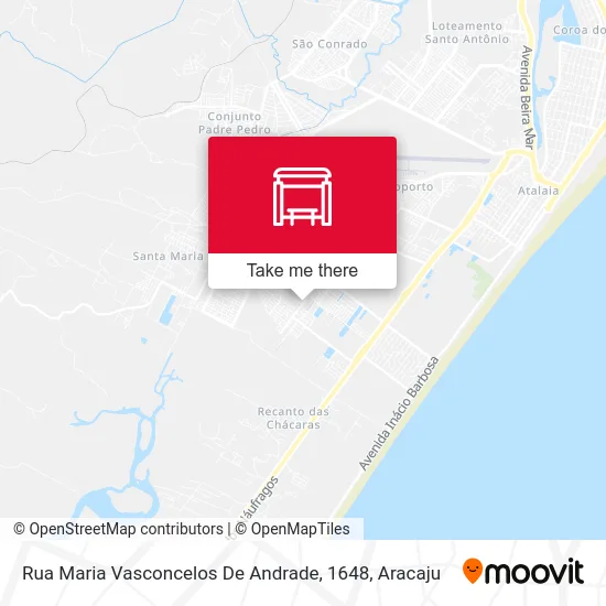 Rua Maria Vasconcelos De Andrade, 1648 map