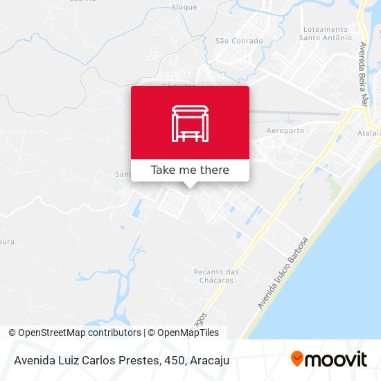 Mapa Avenida Luiz Carlos Prestes, 450