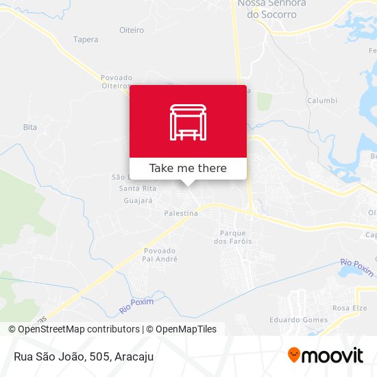 Rua São João, 505 map