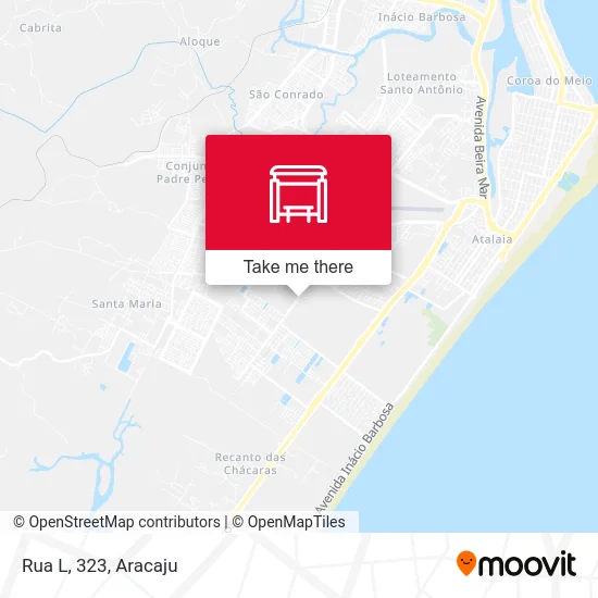 Rua L, 323 map