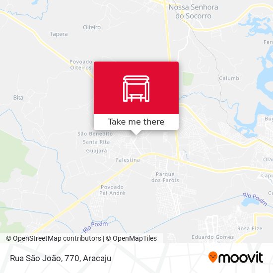 Rua São João, 770 map