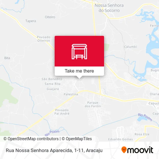 Rua Nossa Senhora Aparecida, 1-11 map