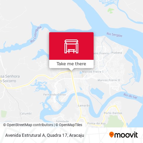 Avenida Estrutural A, Quadra 17 map