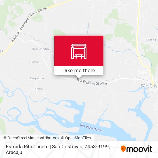 Mapa Estrada Rita Cacete | São Cristóvão, 7453-9199