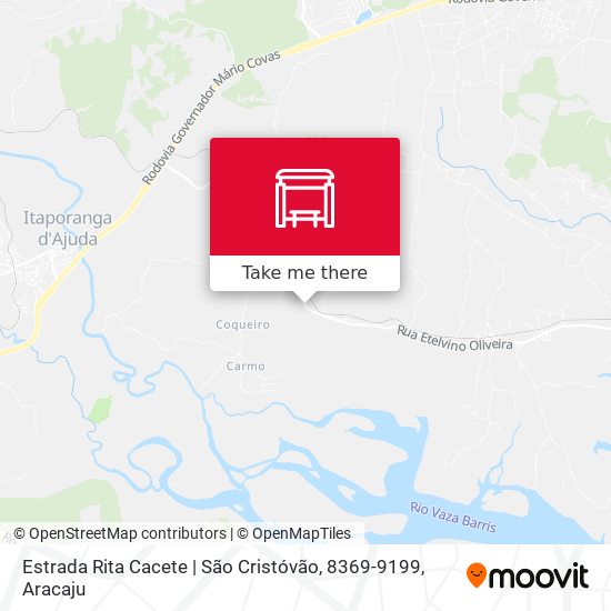 Mapa Estrada Rita Cacete | São Cristóvão, 8369-9199