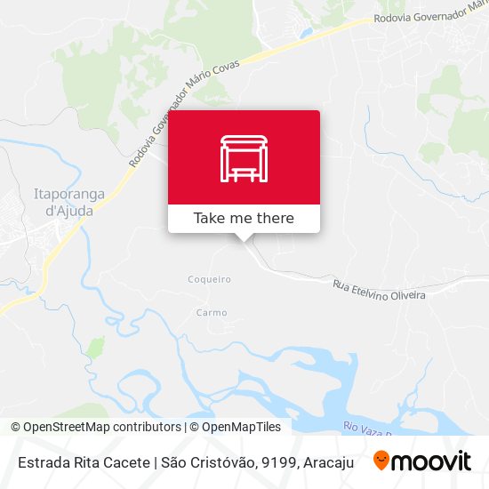 Mapa Estrada Rita Cacete | São Cristóvão, 9199