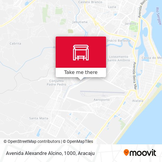 Mapa Avenida Alexandre Alcino, 1000