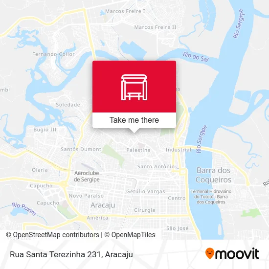 Rua Santa Terezinha 231 map