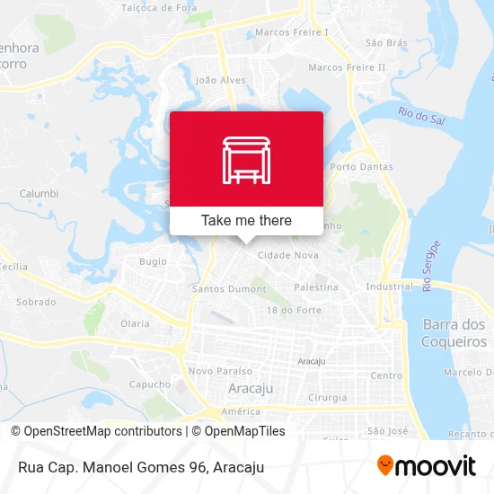 Rua Cap. Manoel Gomes 96 map