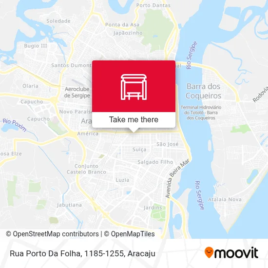 Rua Porto Da Folha, 1185-1255 map