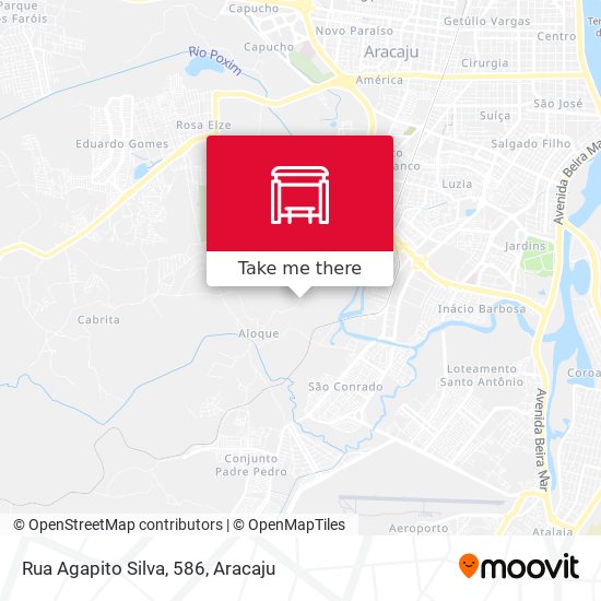 Mapa Rua Agapito Silva, 586