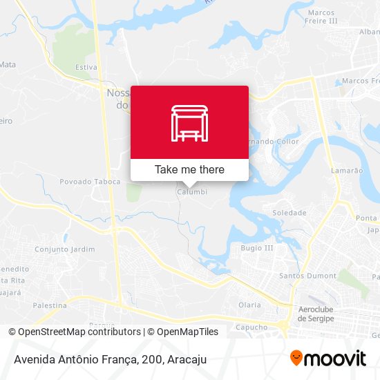 Avenida Antônio França, 200 map