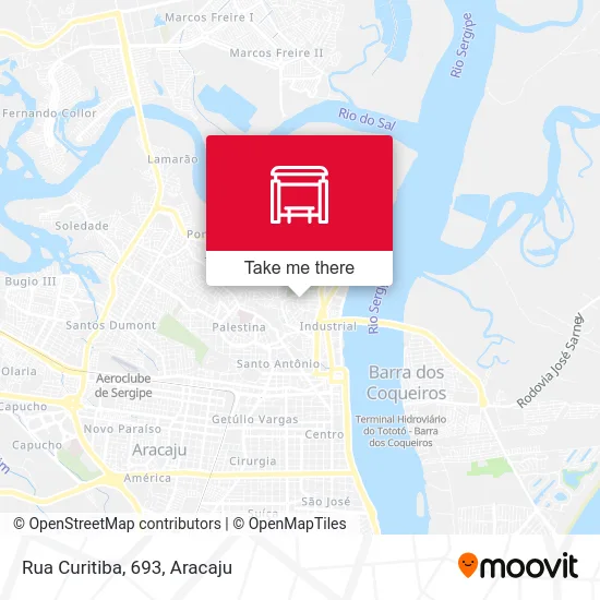 Rua Curitiba, 693 map