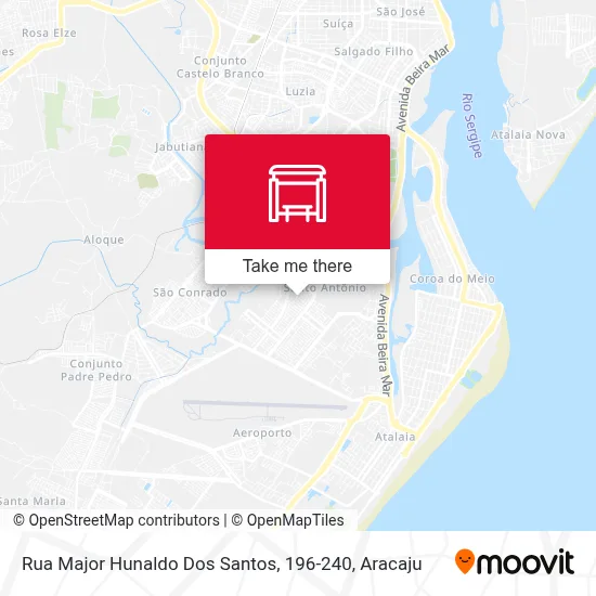 Rua Major Hunaldo Dos Santos, 196-240 map