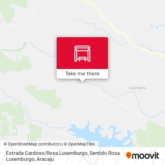 Mapa Estrada Cardoso / Rosa Luxemburgo, Sentido Rosa Luxemburgo