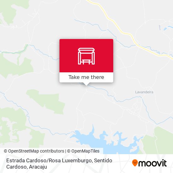 Estrada Cardoso / Rosa Luxemburgo, Sentido Cardoso map