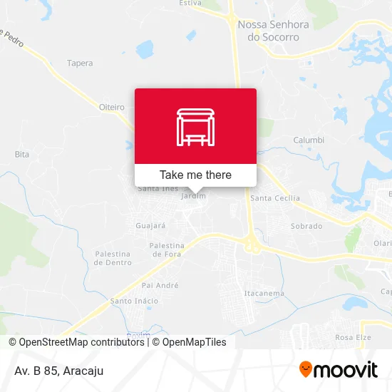 Av. B 85 map