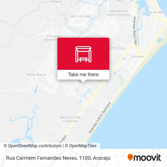 Rua Carmem Fernandes Neves, 1100 map